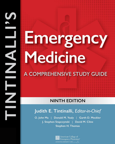 Tintinalli's Emergency Medicine A Comprehensive Study Guide 9th Edition