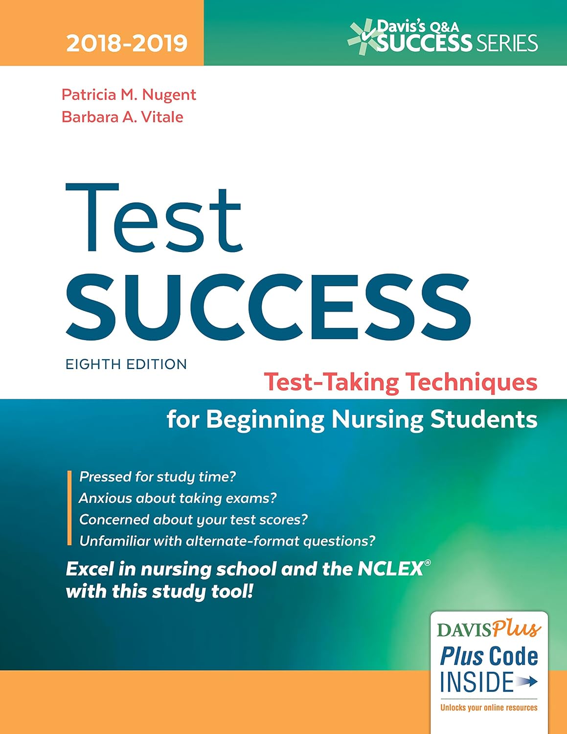 test-success-test-taking-techniques-for-beginning-nursing-students-davis-s-q-a-success-978-0803669093